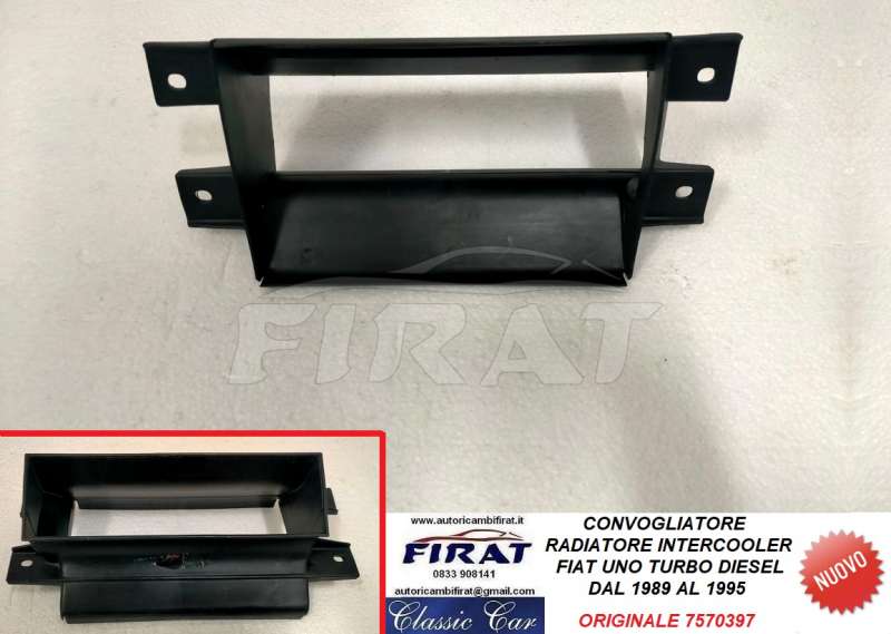 CONVOGLIATORE RADIATORE INTERCOOLER FIAT UNO TURBO (7570397)